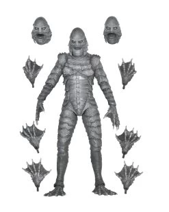 NECA *PRE-ORDER Universal Monsters Ultimate 7 Inch Scale Action Figure - Creature From The Black Lagoon (Black And White)