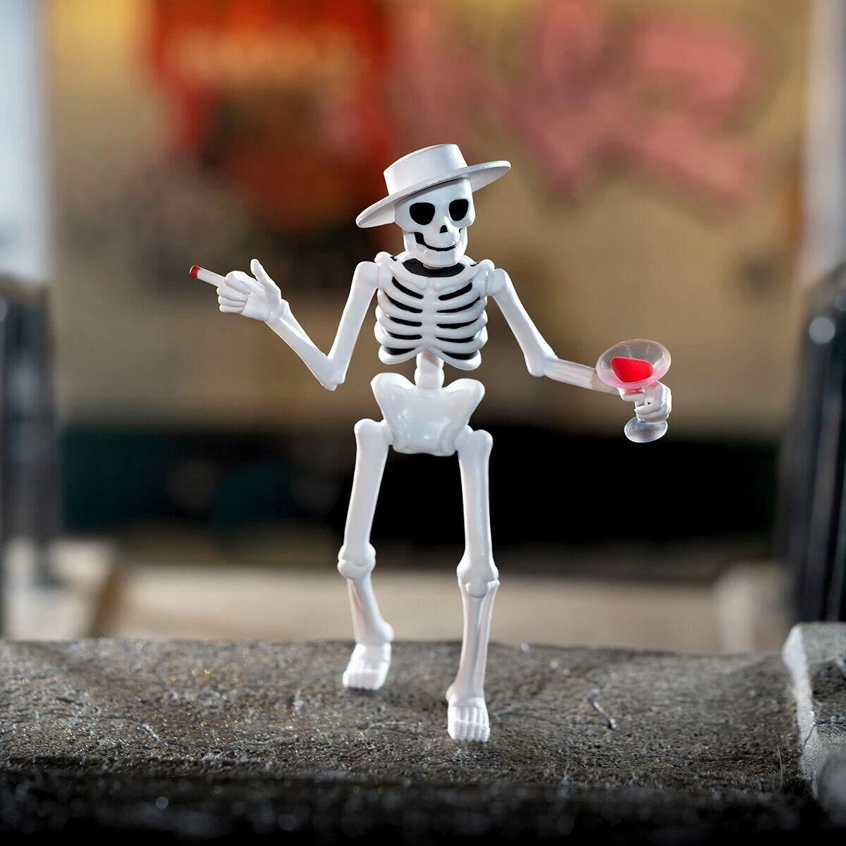 SUPER7 Social Distortion ReAction Action Figure - Skelly 4 SUPER7 Social Distortion ReAction Action Figure - Skelly - Image 4