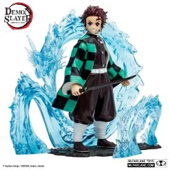 McFarlane Demon Slayer 5inch Deluxe Action Figure Wave 2 - Tanjiro With Water Dragon Accessories -Child Toy Store 13722 01 logos