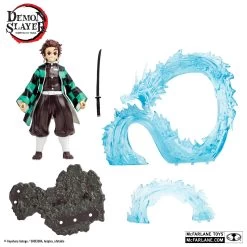 McFarlane Demon Slayer 5inch Deluxe Action Figure Wave 2 - Tanjiro With Water Dragon Accessories -Child Toy Store 13722 02 logos