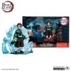 McFarlane Demon Slayer 5inch Deluxe Action Figure Wave 2 - Tanjiro With Water Dragon Accessories