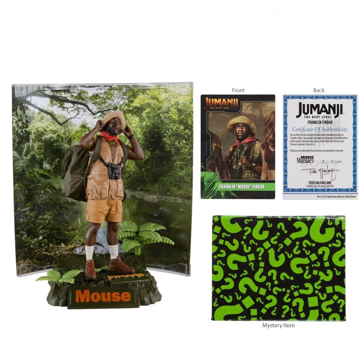 McFarlane Jumanji: The Next Level Movie Maniacs 6 Inch Action Figure - Franklin "Mouse" Finbar 4 McFarlane Jumanji: The Next Level Movie Maniacs 6 Inch Action Figure - Franklin "Mouse" Finbar - Image 4
