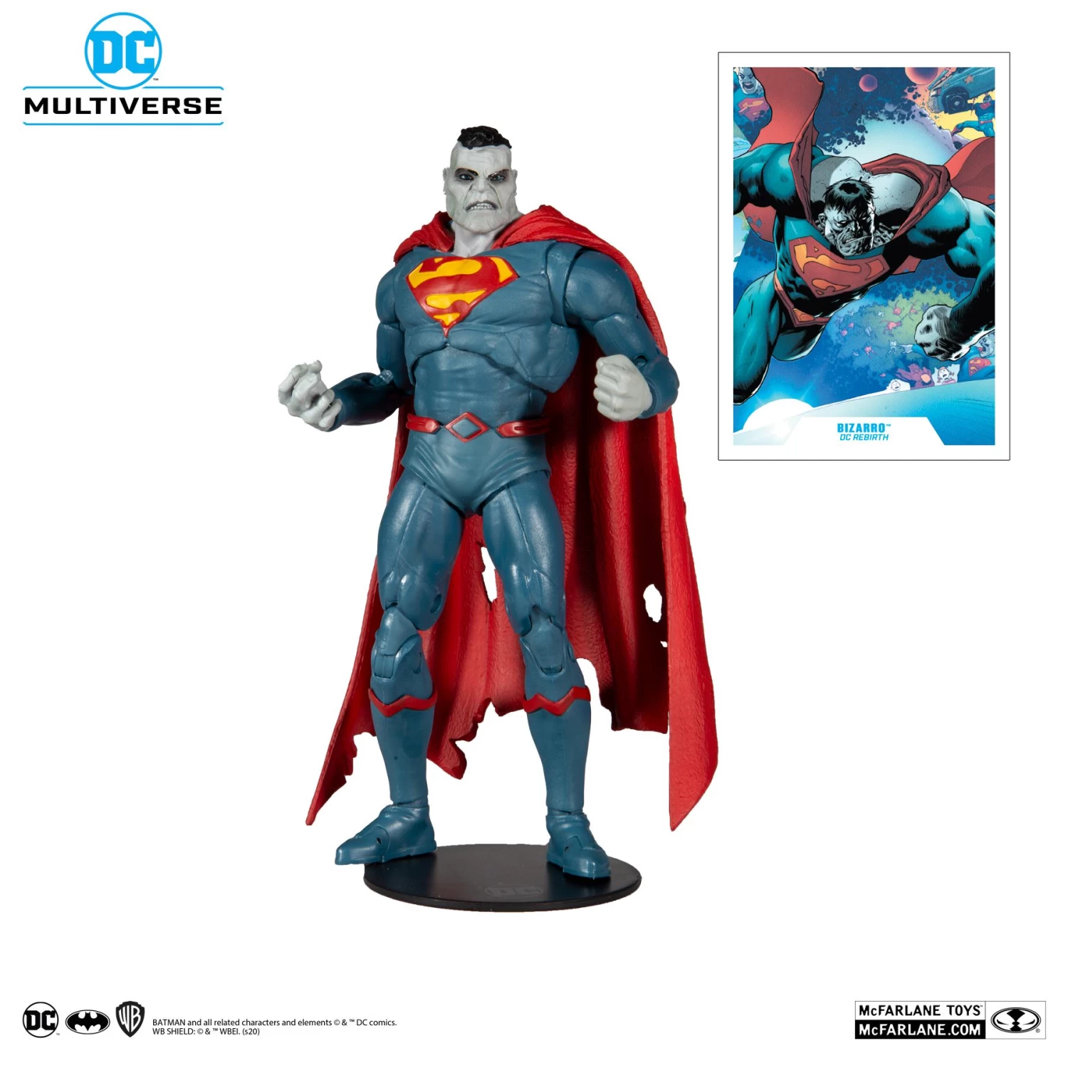 McFarlane DC Multiverse Action Figure Wave 5 - Superman Bizarro 3 McFarlane DC Multiverse Action Figure Wave 5 - Superman Bizarro - Image 3