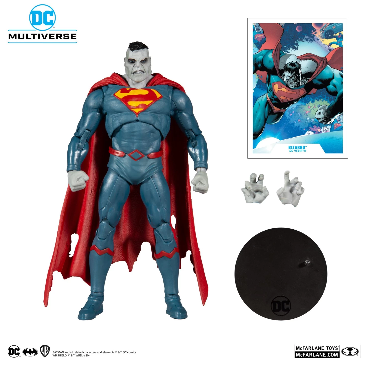 McFarlane DC Multiverse Action Figure Wave 5 - Superman Bizarro 2 McFarlane DC Multiverse Action Figure Wave 5 - Superman Bizarro - Image 2