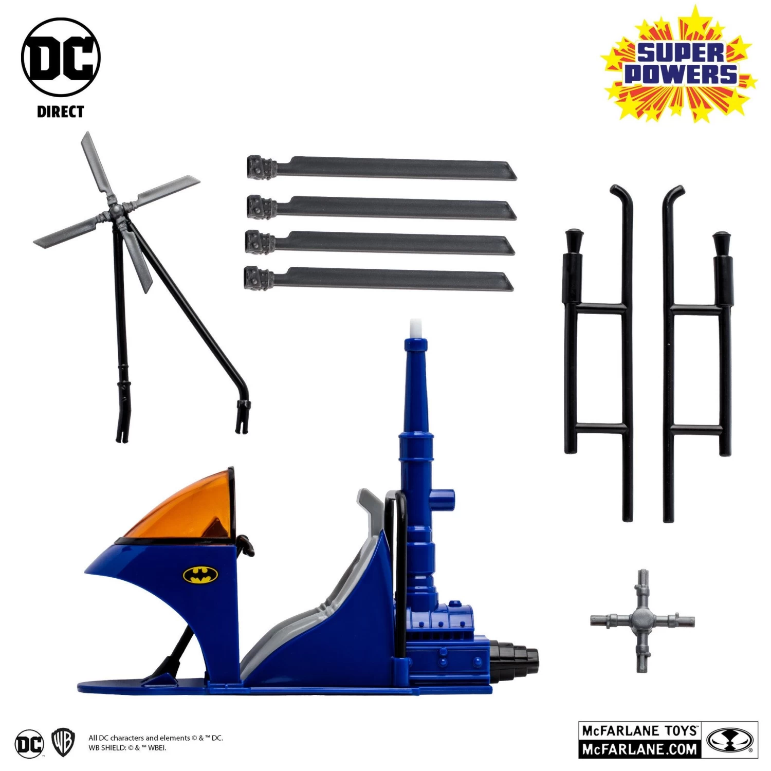 McFarlane *PRE-ORDER DC Direct: Super Powers Vehicle Wave 3 - The Whirly Bat (Batman Aerial Pursuit Copter) 3 McFarlane *PRE-ORDER DC Direct: Super Powers Vehicle Wave 3 - The Whirly Bat (Batman Aerial Pursuit Copter) - Image 3