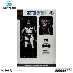 DC Multiverse 7 Inch Action Figure - Batman By Todd McFarlane (Line Art) (Gold Label) -Child Toy Store 17061 10 logos