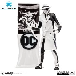 McFarlane DC Multiverse 7 Inch Action Figure - The Joker: The Comedian (Batman: Three Jokers) (Line Art) (Gold Label) -Child Toy Store 17066 05 logos