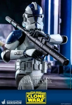 501st Battalion Clone Trooper (Clone Wars) DELUXE Edition- Star Wars Hot Toys Collectibles 1/6 Scale Action Figure -Child Toy Store 501st battalion clone trooper deluxe sixth scale figure by hot t 4