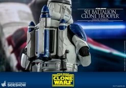 501st Battalion Clone Trooper (Clone Wars) DELUXE Edition- Star Wars Hot Toys Collectibles 1/6 Scale Action Figure -Child Toy Store 501st battalion clone trooper deluxe sixth scale figure by hot t 7