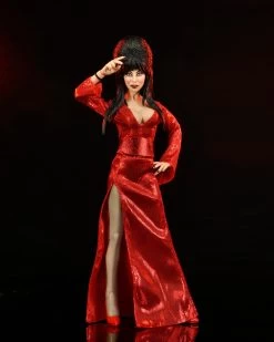 NECA Elvira 8-Inch Scale Clothed Action Figure - Elvira (Red, Fright & Boo) -Child Toy Store 56080 unp 3 scaled 1