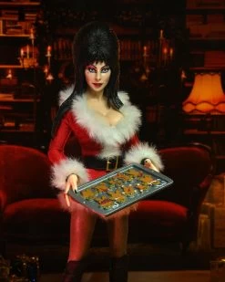 NECA *PRE-ORDER Elvira 8-Inch Scale Clothed Action Figure - Elvira (Very Scary Xmas) -Child Toy Store 56081 unp 4 scaled 1
