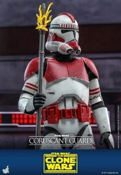 Coruscant Guard Clone Trooper - Star Wars: The Clone Wars Hot Toys Collectibles 1/6 Scale Action Figure -Child Toy Store 71h flvhkjl ac sl1500