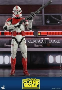 Coruscant Guard Clone Trooper - Star Wars: The Clone Wars Hot Toys Collectibles 1/6 Scale Action Figure