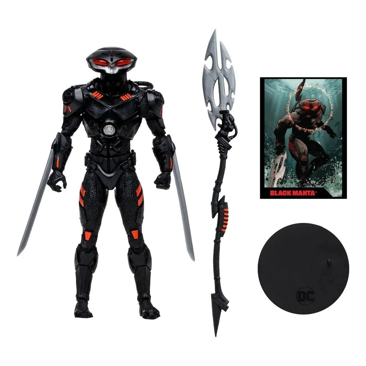 McFarlane DC Direct Aquaman Page Punchers 7 Inch Action Figure - Black Manta 2 McFarlane DC Direct Aquaman Page Punchers 7 Inch Action Figure - Black Manta - Image 2