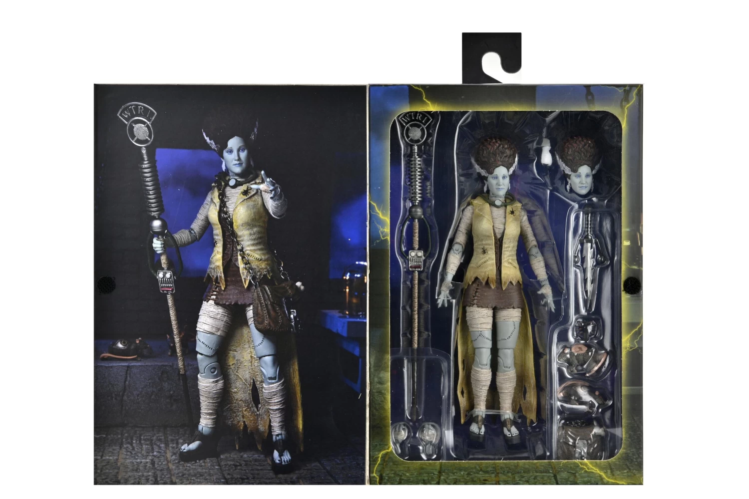 NECA Universal Monsters X Teenage Mutant Ninja Turtles Ultimate 7" Scale Action Figure - April As The Bride 3 NECA Universal Monsters X Teenage Mutant Ninja Turtles Ultimate 7" Scale Action Figure - April As The Bride - Image 3