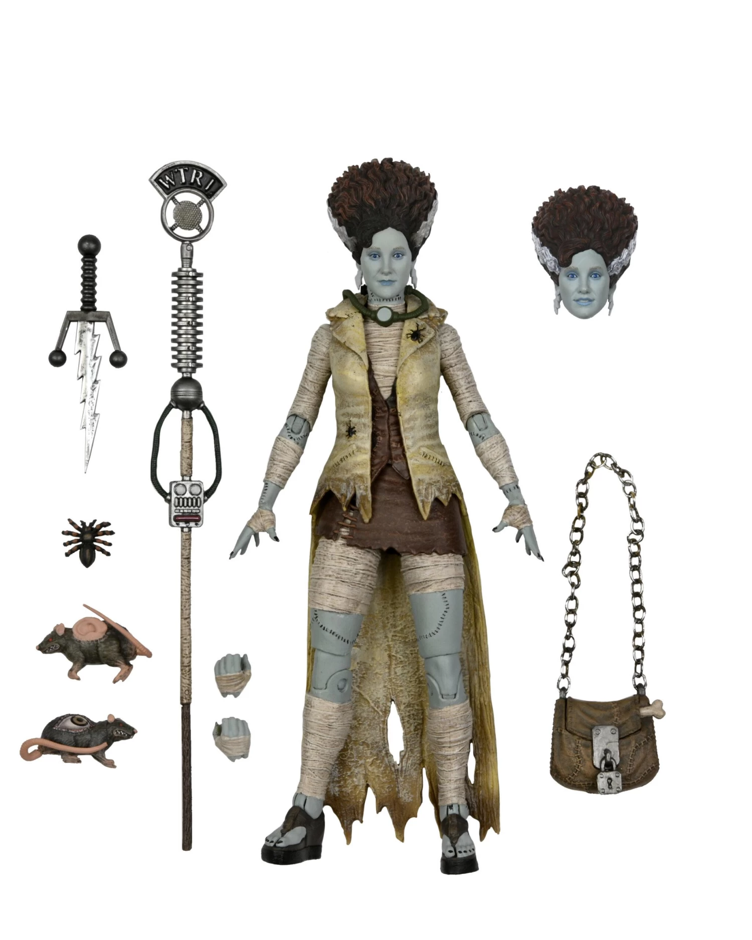 NECA Universal Monsters X Teenage Mutant Ninja Turtles Ultimate 7" Scale Action Figure - April As The Bride 1 NECA Universal Monsters X Teenage Mutant Ninja Turtles Ultimate 7" Scale Action Figure - April As The Bride