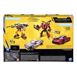 Hasbro Transformers Studio Series Buzzworthy Bumblebee Deluxe Action Figure 2-Pack - High Octane Bumblebee VS Decepticon Stinger 8 Hasbro Transformers Studio Series Buzzworthy Bumblebee Deluxe Action Figure 2-Pack - High Octane Bumblebee VS Decepticon Stinger -Child Toy Store baclk