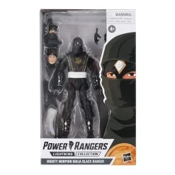 Hasbro Power Rangers Lightning Collection 6-Inch Action Figure - Monsters Mighty Morphin Ninja Black Ranger