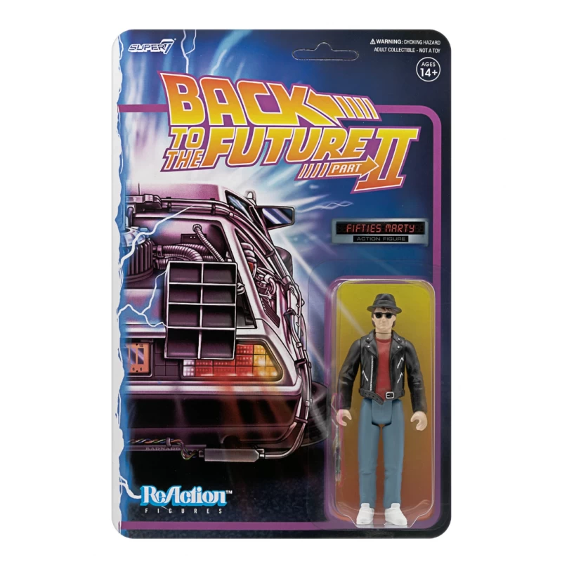 SUPER7 Back To The Future ReAction Action Figure Wave 2 - 50s Marty McFly 1 SUPER7 Back To The Future ReAction Action Figure Wave 2 - 50s Marty McFly