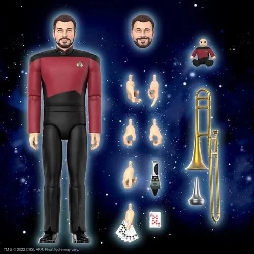 SUPER7 *PRE-ORDER Star Trek: The Next Generation ReAction Ultimates! Action Figure Wave 1 - Commander Riker 1 SUPER7 *PRE-ORDER Star Trek: The Next Generation ReAction Ultimates! Action Figure Wave 1 - Commander Riker