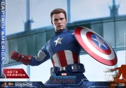 Captain America (2012 Version) - Marvel Hot Toys Collectibles 1/6 Scale Action Figure -Child Toy Store captain america 2012 version marvel gallery 5e0ba2254a73e