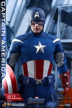 Captain America (2012 Version) - Marvel Hot Toys Collectibles 1/6 Scale Action Figure -Child Toy Store captain america 2012 version marvel gallery 5e0ba23881de7