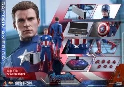 Captain America (2012 Version) - Marvel Hot Toys Collectibles 1/6 Scale Action Figure -Child Toy Store captain america 2012 version marvel gallery 5e0ba23a0cd63