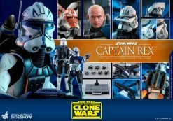 Captain Rex (Clone Wars) - Star Wars Hot Toys Collectibles 1/6 Scale Action Figure -Child Toy Store captain rex gallery 5eb985396d97c