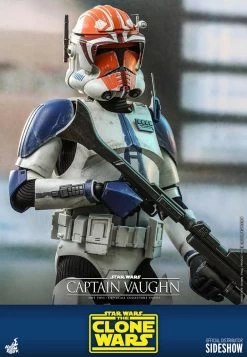 Captain Vaughn (Clone Wars) - Star Wars Hot Toys Collectibles 1/6 Scale Action Figure -Child Toy Store captain vaughn star wars gallery 6185525b4062b