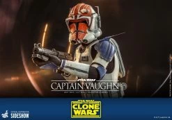 Captain Vaughn (Clone Wars) - Star Wars Hot Toys Collectibles 1/6 Scale Action Figure -Child Toy Store captain vaughn star wars gallery 6185525e82121