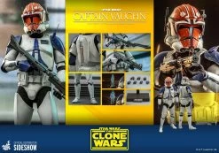 Captain Vaughn (Clone Wars) - Star Wars Hot Toys Collectibles 1/6 Scale Action Figure -Child Toy Store captain vaughn star wars gallery 6185525f40581