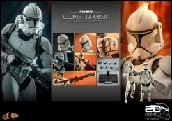 *PRE-ORDER Clone Trooper - Star Wars Attack Of The Clones 20th Anniversary Hot Toys Collectibles 1/6 Scale Action Figure -Child Toy Store clone trooper star wars gallery 627167ae41987