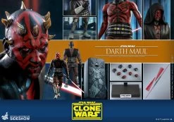 Darth Maul (Clone Wars) - Star Wars Hot Toys Collectibles 1/6 Scale Action Figure -Child Toy Store darth maul star wars gallery 5f7602d853ddb