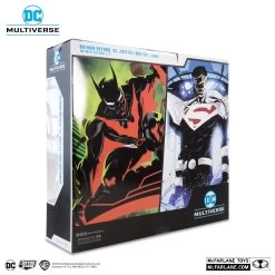 McFarlane *PRE-ORDER DC Collector 7 Inch Action Figure 2 Pack - Batman Beyond Vs Justice Lord Superman -Child Toy Store dcm justice lord batman beyond 16