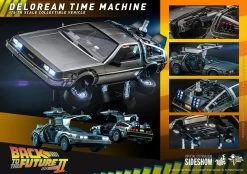 *PRE-ORDER Delorean Time Machine - Back To The Future II Hot Toys Collectibles 1/6 Scale