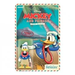 SUPER7 Mickey And Friends Disney ReAction Wave 2 Action Figure - Hawaiian Holiday Donald Duck