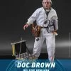 Doc Brown DELUXE - Back To The Future Hot Toys Collectibles 1/6 Scale Action Figure