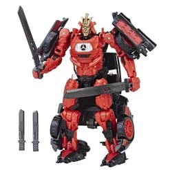 Hasbro Transformers: The Last Knight Premier Deluxe - Autobot Drift -Child Toy Store drift stand 1