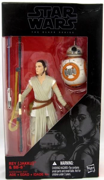 Hasbro Star Wars Episode VII The Force Awakens 6 Inch Action Figure Wave 1 - Rey With BB-8 (RE-Issue With Lightsaber) 1 Hasbro Star Wars Episode VII The Force Awakens 6 Inch Action Figure Wave 1 - Rey With BB-8 (RE-Issue With Lightsaber)