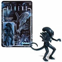 SUPER7 Alien Xenomorph ReAction Action Figure - Alien Warrior (Nightfall)