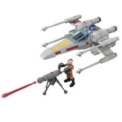 Hasbro Star Wars Mission Fleet Stellar Class Action Figure - Luke Skywalker With X-Wing Fighter -Child Toy Store e9597 render sw core med vehic xwing3 20 s
