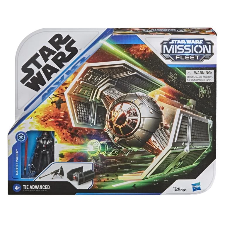 Hasbro Star Wars Mission Fleet Stellar Class Action Figure - Darth Vader With TIE Advanced 1 Hasbro Star Wars Mission Fleet Stellar Class Action Figure - Darth Vader With TIE Advanced
