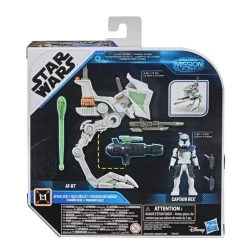 Hasbro Star Wars Mission Fleet Expedition Class Action Figure - Captain Rex With AT-RT Walker 6 Hasbro Star Wars Mission Fleet Expedition Class Action Figure - Captain Rex With AT-RT Walker -Child Toy Store e96815l00 5010993750009 back 20 s