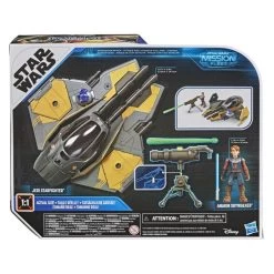 Hasbro Star Wars Mission Fleet Stellar Class Action Figure - Anakin Skywalker With Jedi Starfighter -Child Toy Store e96825l00 5010993729685 back 20 s