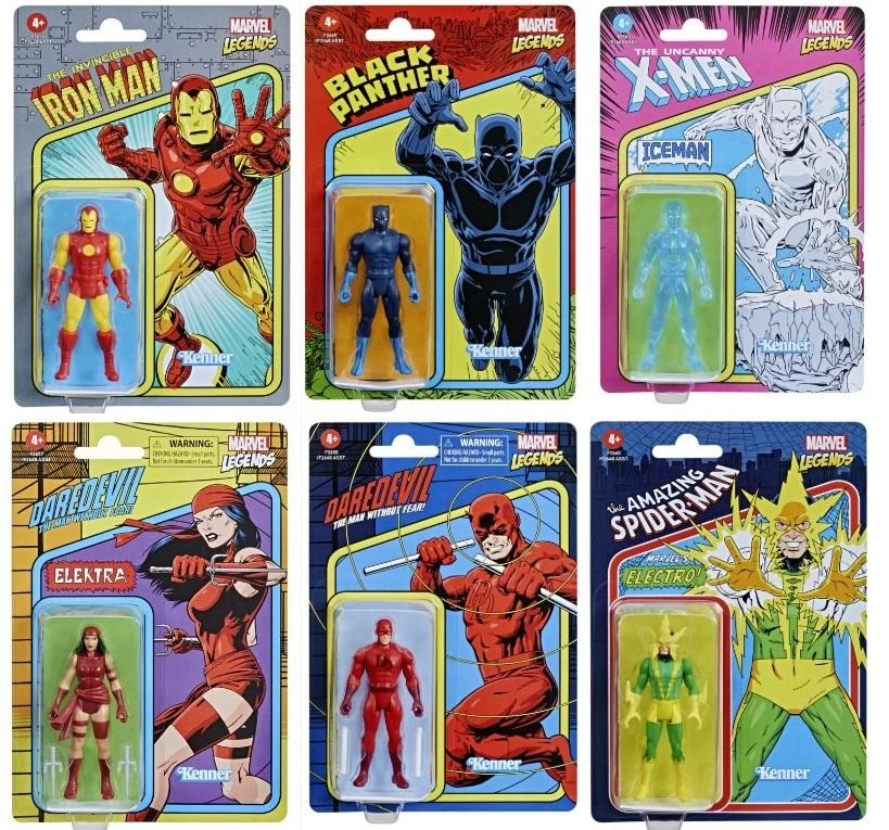 Hasbro Marvel Universe Retro 3.75 Inch Action Figure Wave 2 - Set Of 6 1 Hasbro Marvel Universe Retro 3.75 Inch Action Figure Wave 2 - Set Of 6