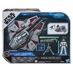 Hasbro Star Wars Mission Fleet Action Figure - Obi-Wan Kenobi With Jedi Starfighter -Child Toy Store f11365l00 5010993808267 back 20 s
