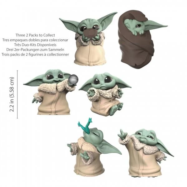 Hasbro Star Wars The Mandalorian The Child Baby Bounties Set Of 3 Mini Figure Sets 1 Hasbro Star Wars The Mandalorian The Child Baby Bounties Set Of 3 Mini Figure Sets