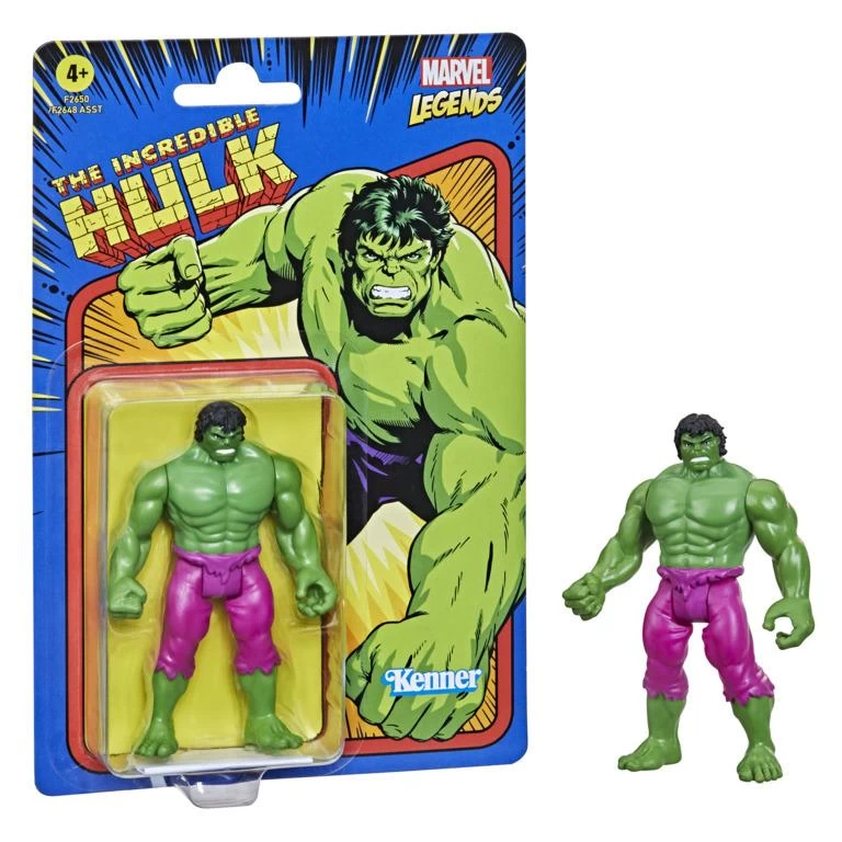 Hasbro Marvel Universe Retro 3.75 Inch Action Figure Wave 1 - Hulk 1 Hasbro Marvel Universe Retro 3.75 Inch Action Figure Wave 1 - Hulk