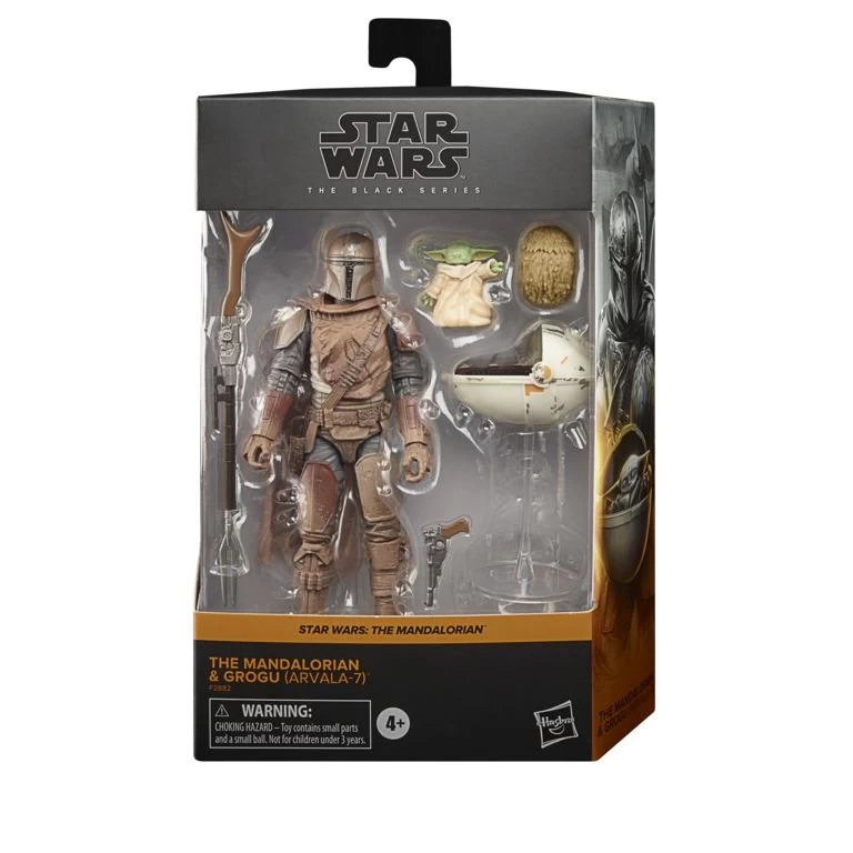 Hasbro Star Wars Black Series 6 Inch Deluxe Action Figure Build Up - Mandalorian & Grogu (Arvala-7) 1 Hasbro Star Wars Black Series 6 Inch Deluxe Action Figure Build Up - Mandalorian & Grogu (Arvala-7)