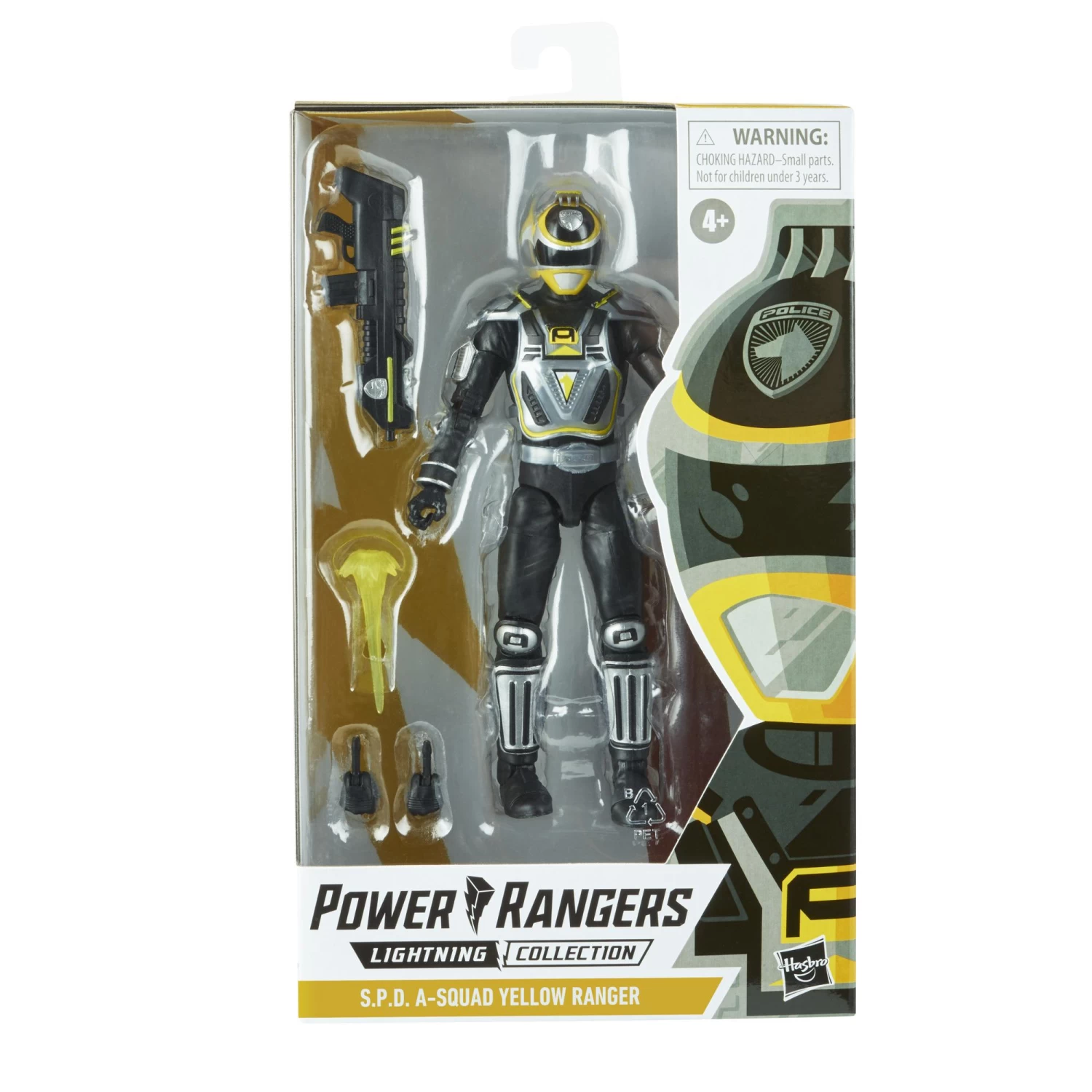 Hasbro Power Rangers Lightning Collection 6-Inch Figures Wave 10 - S.P.D. A-Squad Yellow Ranger 2 Hasbro Power Rangers Lightning Collection 6-Inch Figures Wave 10 - S.P.D. A-Squad Yellow Ranger - Image 2